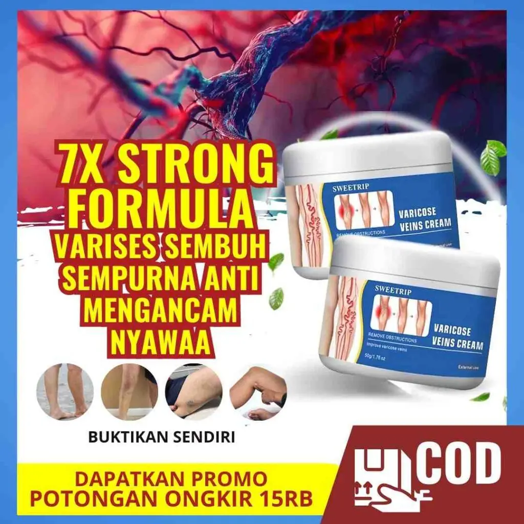 CLARIVEN CREAM - krim varises menahun gatal bengkak urat vena pecah solusi varises tipis tebal