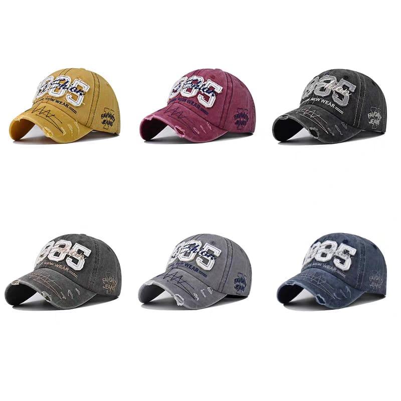 Topi Baseball 1985 Fashion Jeans Hat Casual Sport Fashion Pria Wanita Distro 1