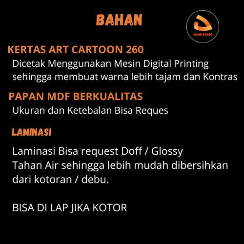 Hiasan Dinding Kayu MDF Gambar Pandawa Lima Yudistira Bima Arjuna Nakua Sadewa Untuk Pajangan Dan Dekorasi Ruangan P42 3