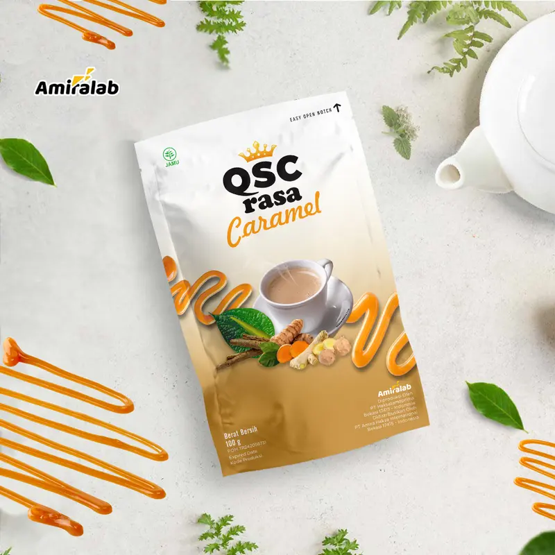 [Amiralab] Queen Secret Caramel - QSC Female Rasa Karamel Lancarkan Siklus Wanita menstruasi Halal & BPOM 1