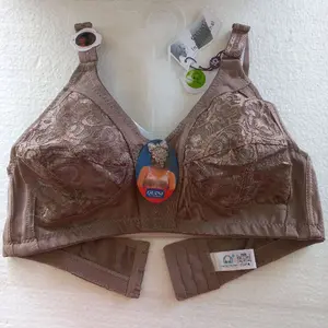Guini 500 BRA Sister Cup B (Besar) Brokat Semi Transparan Tanpa Busa Tanpa Kawat Size 36-44