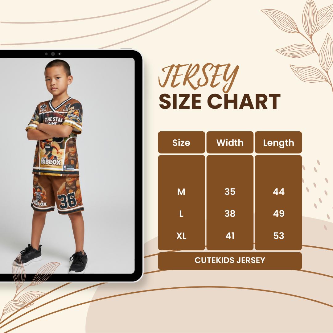 SETELAN JERSEY MILANO PREMIUM KARAKTER ROBLOXS UNTUK ANAK LAKI-LAKI DAN PEREMPUAN USIA 2-10TH ONESET ANAK COWOK DAN CEWEK UNISEX Bahan Dry Fit Jersey Milano Dry Fit Anti Bacterial & Anti UV Printing Sublimation OEKO-TEX