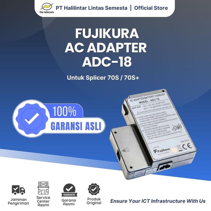 Gambar Fujikura AC Adapter ADC-18 untuk Fujikura Splicer 70S/70S+ dari PT Halilintar Lintas Semesta Kota Administrasi Jakarta Pusat Tokopedia