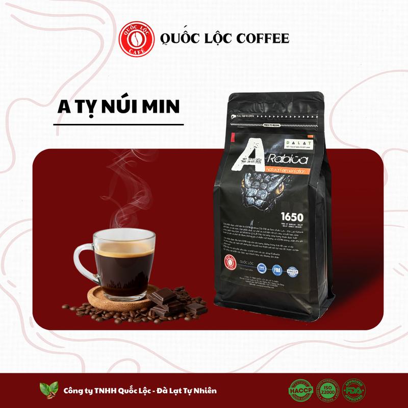 500g Arabica Núi Min Cầu Đất Arabica 2025 Quốc Lộc Coffee - 500g