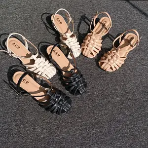 Sandak wanita sandal kekinian model terbaru hak 3cm Sendal