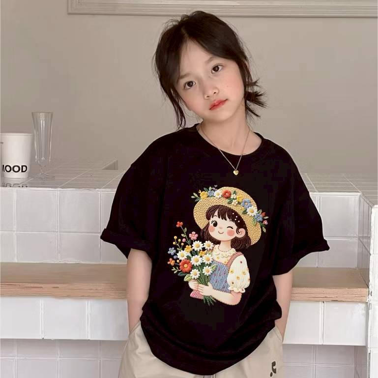 Baju Kaos Anak Perempuan 1-13 Tahun Fashion Anak Perempuan lucu