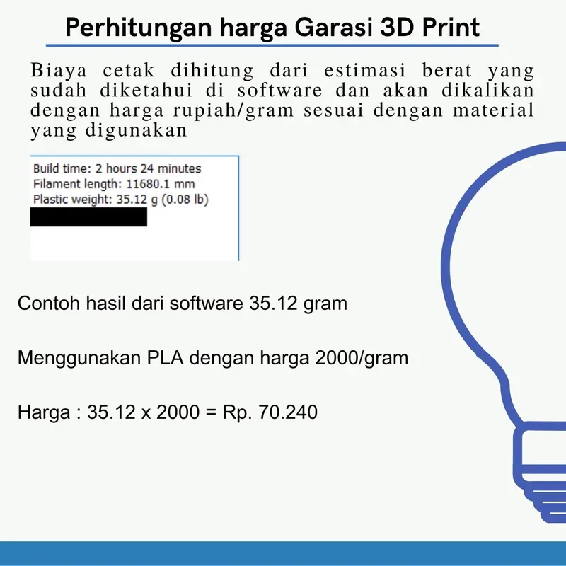 Garasi 3D Print - Jasa 3D Print Bahan PLA+ 2