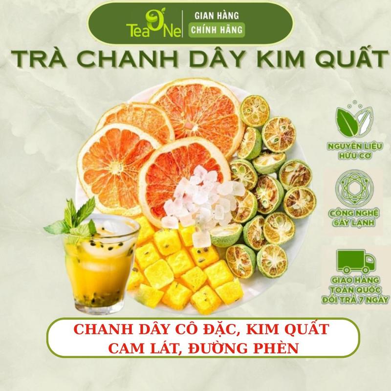 Trà Chanh Dây Kim Quất Detox Thanh Lọc Cơ Thể Làm Trắng Da Giải Nhiệt Mùa Hè (Gói Lẻ Dùng Thử) 1