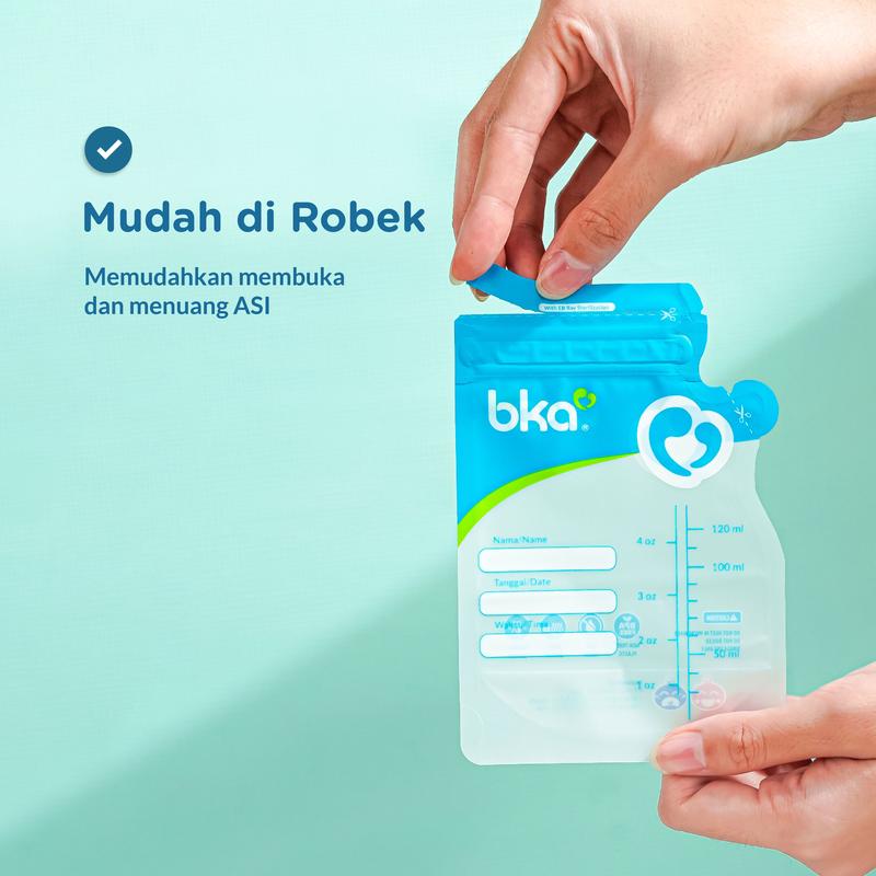 Kantong ASI BKA 120ml isi 30 Pcs/Box - Plastik ASI Double Thermal Sensor Technology 3