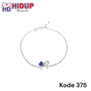 GELANG RANTAI SERUT PITA BLUE SAPHIRE MP