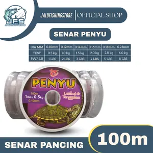 Senar Pancing Penyu Original | Lembut - Mudah Tenggelam - Super Kuat | Monofilamen | Ukuran 1lbs - 8lbs