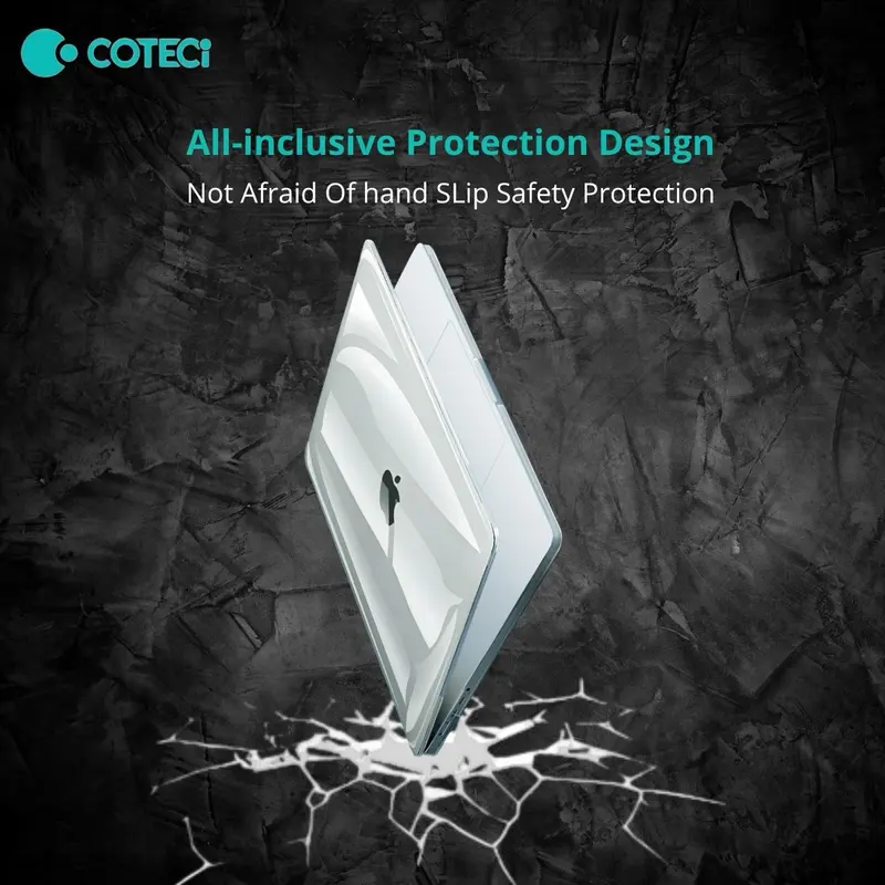 Case crystal shell macbook air case transparant cover macbook pro m1 m2 m3 13 14 15 16inch Laptop 7