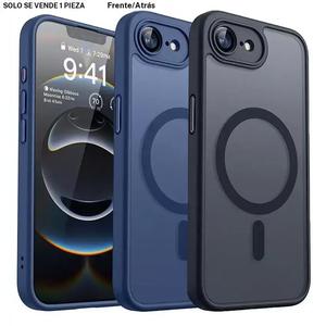 Funda magnética mejorada para iPhone 17E y 16E con protección completa de la cámara, acabado mate translúcido en los bordes, diseño resistente a impactos y compatibilidad con carga inalámbrica