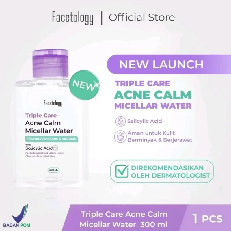 Facetology Micellar water calendula & acne 3