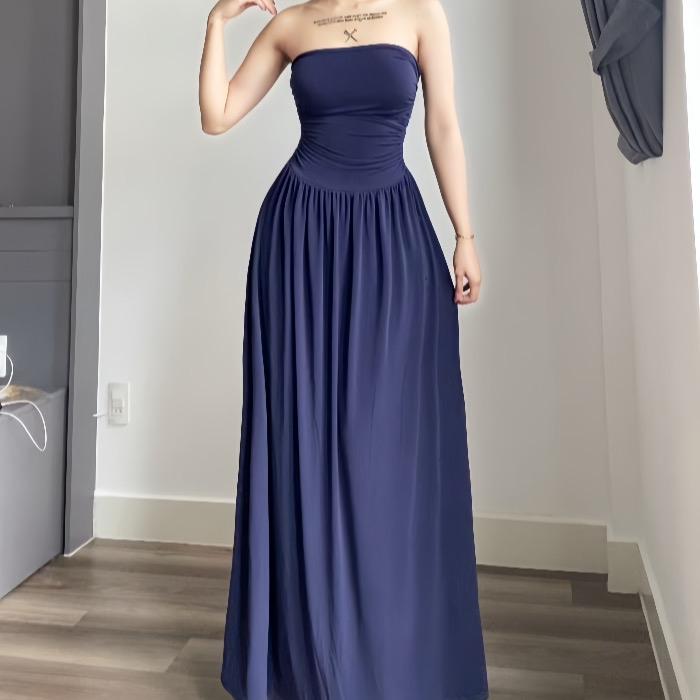  Đầm body nữ kiểu dáng đơn giản áo cup liền thân xoè xinh tôn dáng sang chảnh Lolystore dress women HL160 