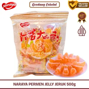 Naraya Jelly Jeruk Mandarin Orange Candy 500gr HALAL