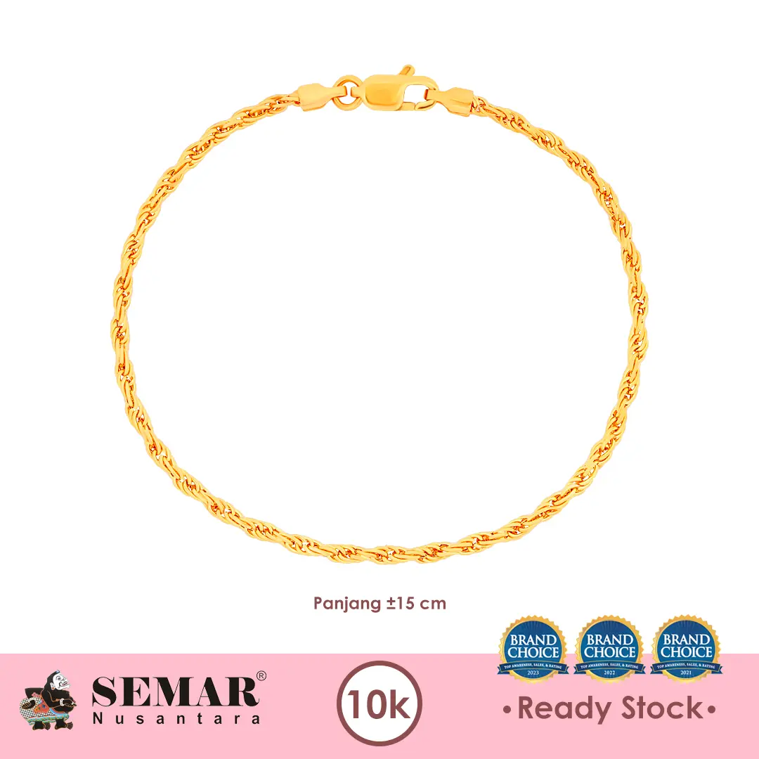 Gelang Emas Classic Katara Bracelet Gold 10K Semar Nusantara