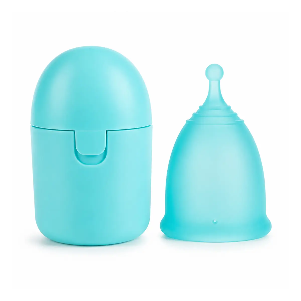 Menstrual Cup Set Cup Menstruasi Reusable dengan Case Simpan Ukuran S L