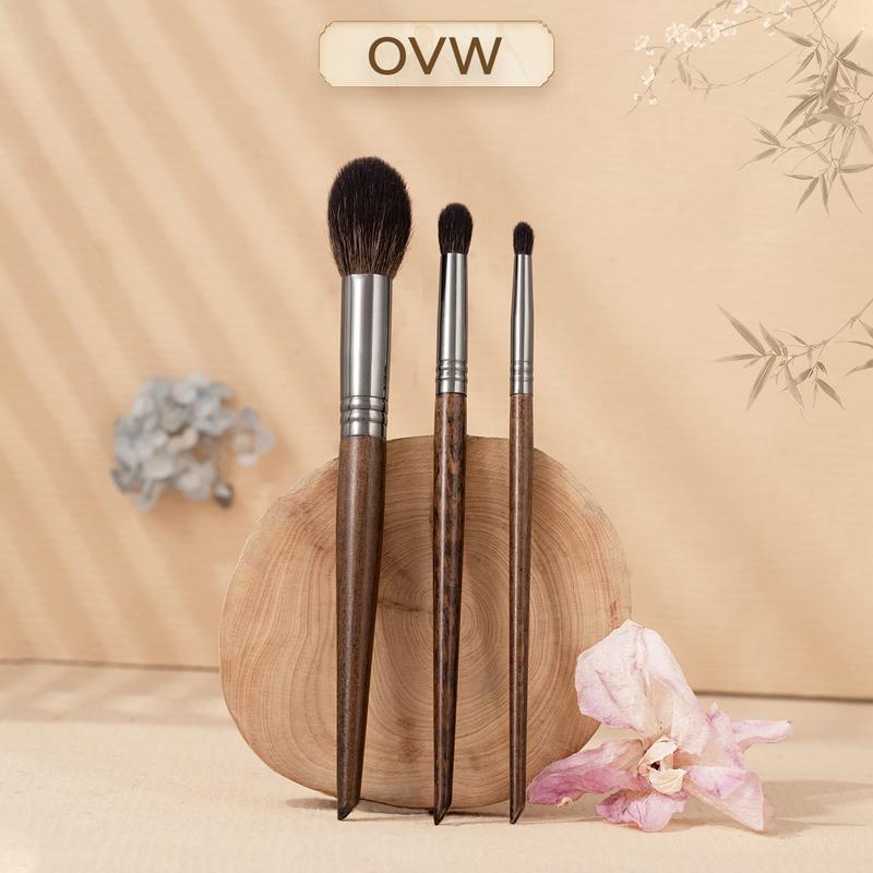 Cọ Đánh Phấn Má Hồng Trộn, OVW, Bộ 3 Cái, Dụng Cụ Cọ Trang Điểm Chuyên Nghiệp, XQ51119