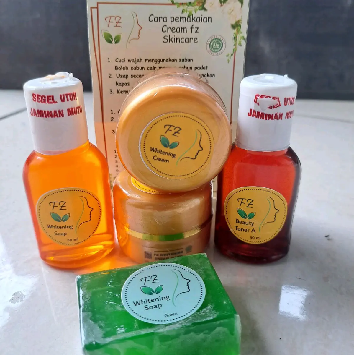 FZ GOLD SKINCARE PAKET LENGKAP 15 gram Hitam Pelembab Perawatan Wajah