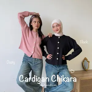 Bytantisa-Blouse Rajut Chikara Ribbon flowers