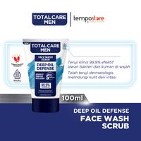 Gambar Total Care Men Face Wash Scrub Deep Oil Defense 100ml dari TempoStore Kota Administrasi Jakarta Timur 1 Tokopedia