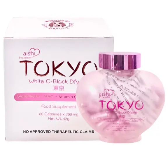 Aishi Tokyo Glutathione Capsules - New Packaging