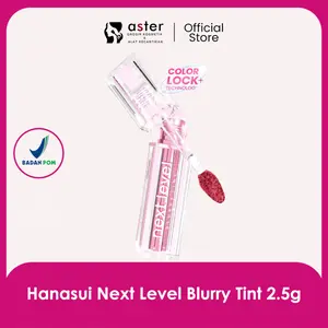Aster Kosmetik - Hanasui Next Level Blurry Tint 2.5gr - Lip Tint matte Gloss liptint - Blurrytint