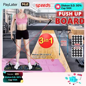 SPEEDS Push Up Stand Bar Alat Bantu Push Up Bar Olahraga Handles 3in1 Outdoor 069-6