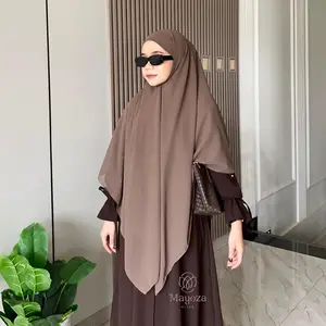 Naeema Khiban French Square Khimar Bandana Hijab Segiempat Instan  Ceruty Babydoll Premium - MAYOZA