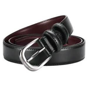 Gesper Anak Kulit Sintetis Doubel Side Hitam Coklat AN009 - Fashion