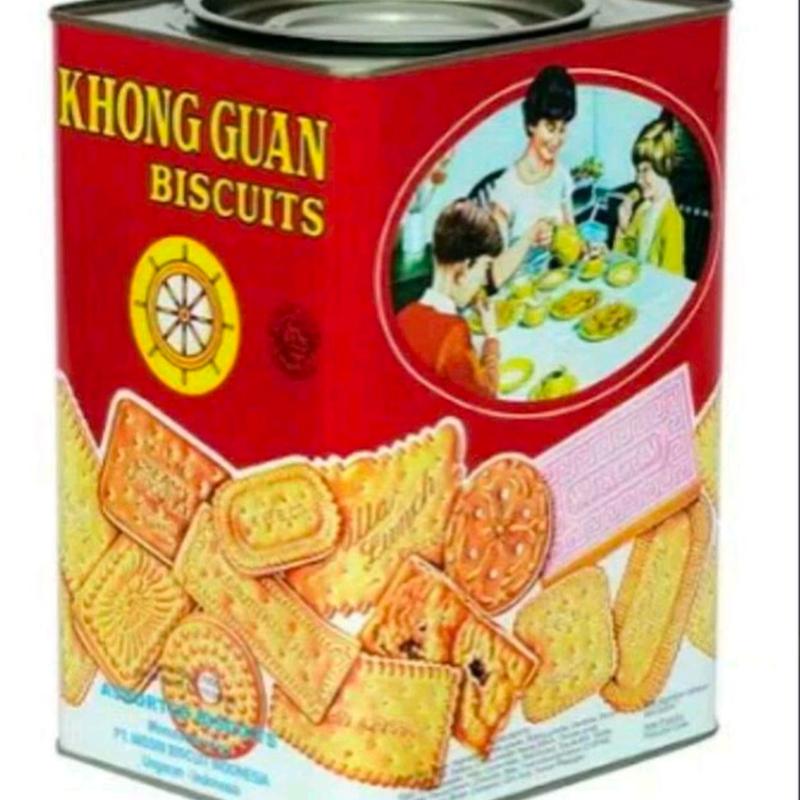 Biskuit kaleng KHONG GUAN 1,6gr Food Cookies 0