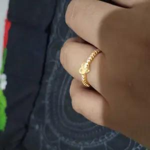 Yaxiya Cincin Wanita Love/Heart/Hati Permata Perhiasan 020