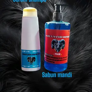 Serum shampo dan sabun mandi hewan
