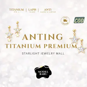 Anting 01-100 Starlight Fashion Antting Titanium Korean Style