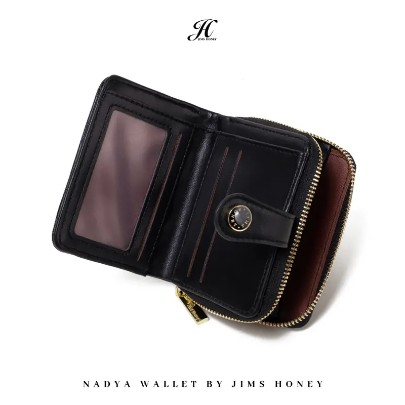 [ BEST DEAL, OWNER'S CHOICE!!! ] JIMS HONEY - Nadya Wallet (WITH DUSTBAG) - Dompet Kartu Wanita Kulit Uang women mini 4