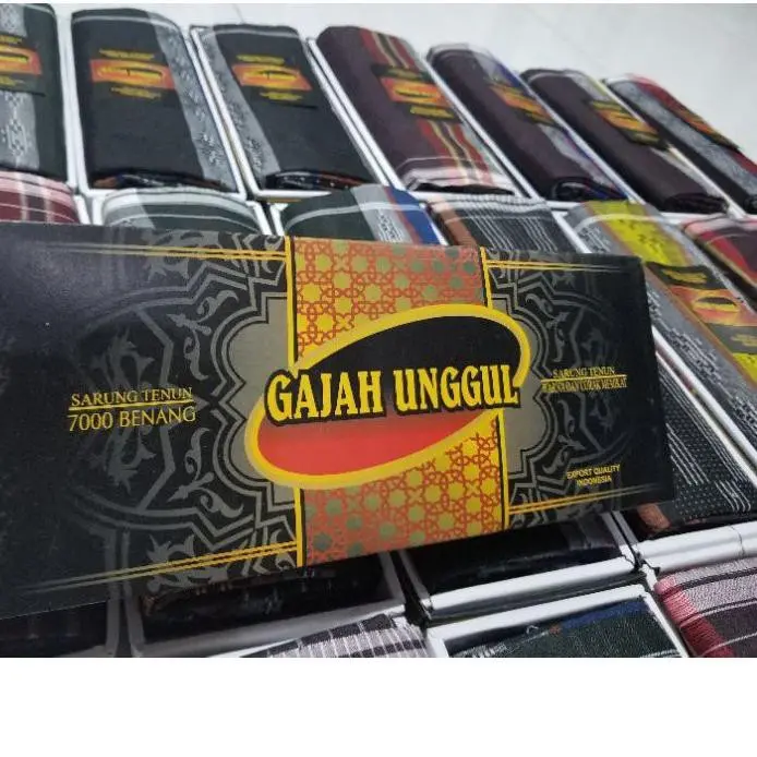 grosir 10 pcs sarung gajah unggul  sarung tenun dobby murah 1