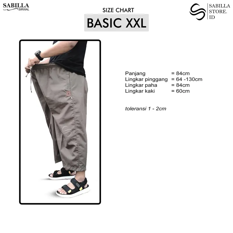 Sabilla Sirwal Basic XXL - Celana Jumbo - Sabilla Sirwal 4