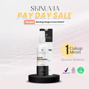 SKINUVIA HAIR REMOVAL -  Effortless, Bulu Hilang +/- 1 Menit. Tanpa rasa sakit, Bersih Mulus hingga sampai akar