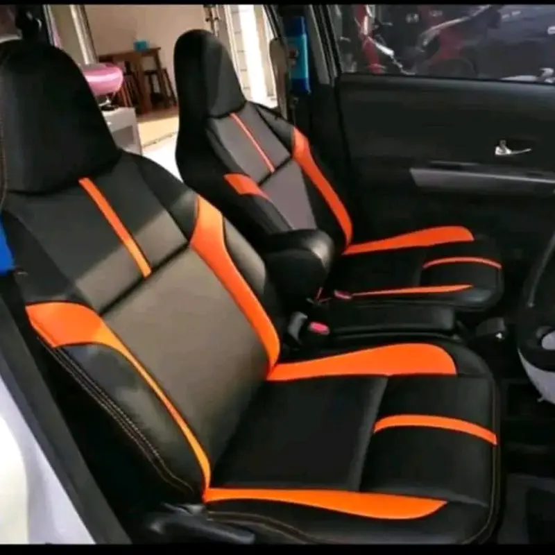 Sarung jok mobil agya/ayla 2014/2024 full set 2 baris Car Sporty 1