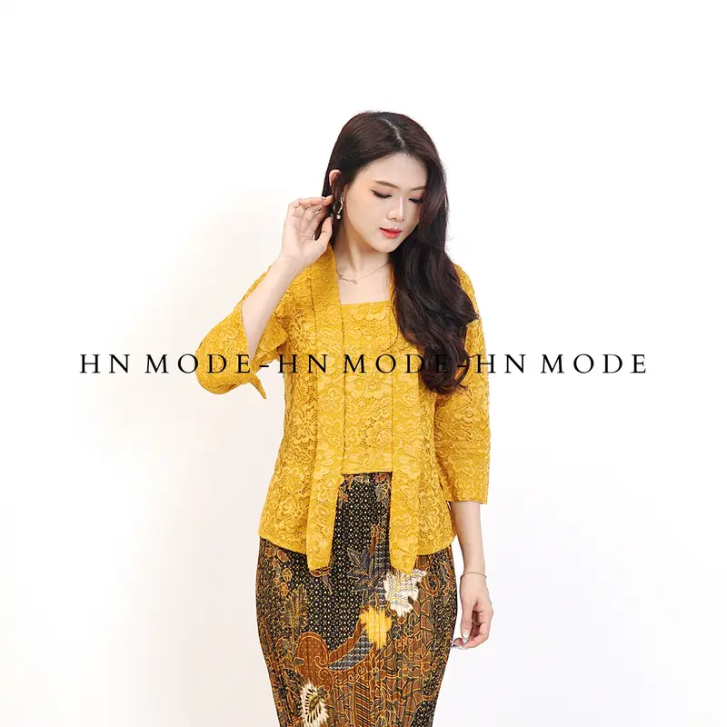 HN MODE - Atasan kebaya kutubaru pendek / kebaya kartini / kebaya pesta 4