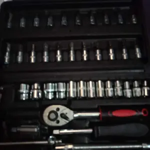 Set Kunci Sok Kunci Shock 46 pcs Mobil Motor Lengkap Socket Tool Kit set Pas Ring Motor Mobil