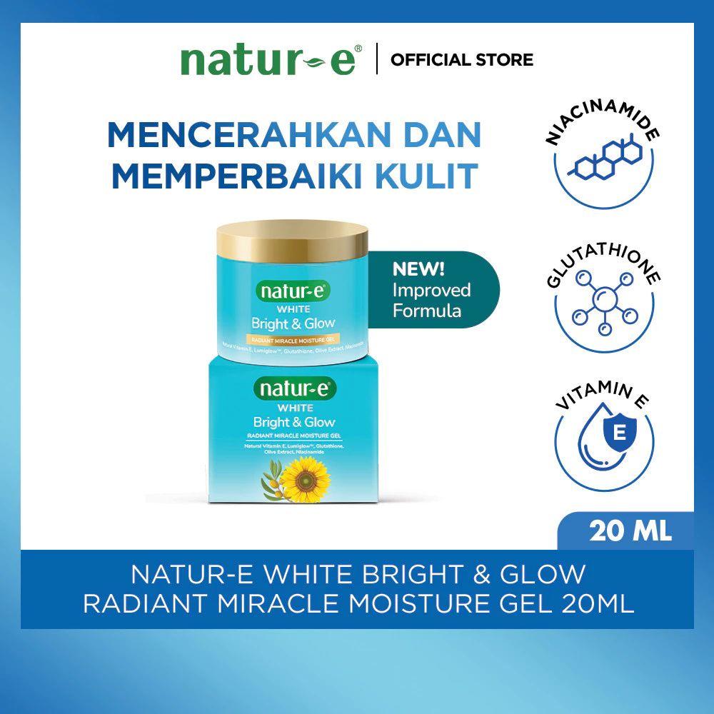 Jual Natur-e White Bright & Glow Series - Melembabkan dan Mencerahkan Kulit dengan Glutathione & Vitamin E - Moisture Gel - Kota Bandung - Berkah Bandung_new