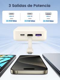 Gambar UGREEN PowerBank 20.000mAh 22.5W LED Built in Cable Type C PD QC For iPhone 15 Series Samsung Galaxy S24 - 5000mAh dari GADVENTIA Kota Administrasi Jakarta Barat 3 Tokopedia