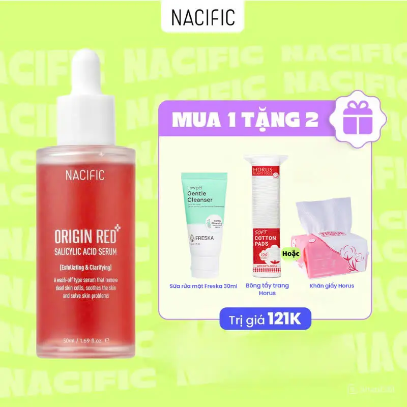 [M] Tinh chất Peel da Nacific Origin Red Salicylic Acid Serum 50ml