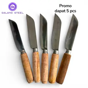 5 pcs Pisau dapur tiger baja ukuran tanggung Kitchenware