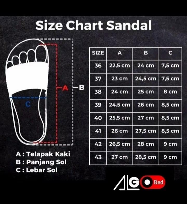 Product Introduction of Algored Sandal Slop Pria Type Since Sandal Slide sandal slippera sandal slip one pria dan wanita. Hitam Shoes Karet Selop Sendal 20