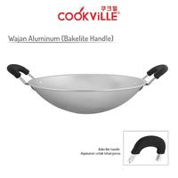 Gambar [COOKVILLE] Aluminum Wajan Bakelite Handle - Penggorengan - 30 cm dari Cookville.Official Kab. Bogor 1 Tokopedia