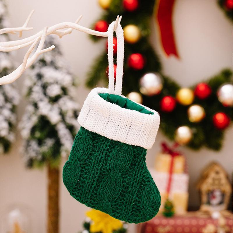 Product Introduction of Tất Dệt Kim, Đồ Trang Trí Giáng Sinh, Tất Treo Cây Thông Noel, Tất Giáng Sinh Mini, Mặt Dây Chuyền 24