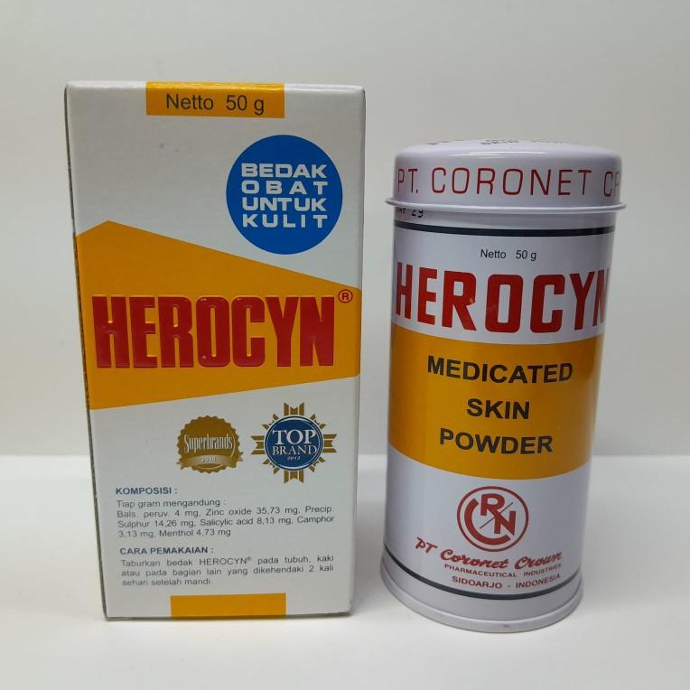 Herocyn bedak obat untuk kulit 50gr/150gr bpom Powder